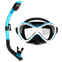 Lunettes de natation professionnelles pour enfants avec ensemble de Tubes de plongée secs lunettes Anti-buée