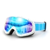 Lunettes de ski anti-buée pour enfants Lunettes de neige anti-UV compatibles avec les lunettes Lunettes de ski pour garçons,  filles et jeunes