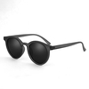 Lunettes de soleil tout-aller rétro à bord rond Fashion Street Snap