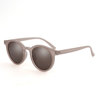 Lunettes de soleil tout-aller rétro à bord rond Fashion Street Snap