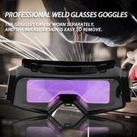 Lunettes de soudage à assombrissement automatique pour TIG MIG MMA lunettes de soudure professionnelles lunettes outil utilitaire multifonction