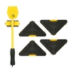 Lève-meuble robuste avec 4 curseurs pour un déplacement facile et sûr des outils de déplacement Shifter 5 Pack Object Mobile Tool Mover Ensemble d