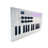 M-VAVE Clavier de contrôle MIDI 25 touches Mini clavier USB portable