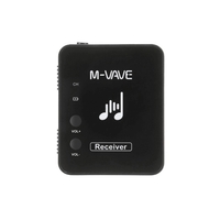 M-VAVE WP-10 Émetteur rechargeable à 2, 4 GHz + récepteur 5 Pcs