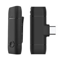 M10 Microphone Lavalier sans fil 2.4G Plug-Play Lapel Mic Synchronisation automatique/Réduction du bruit pour l