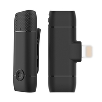 M10 Microphone Lavalier sans fil 2.4G Plug-Play Lapel Mic Synchronisation automatique/Réduction du bruit pour l