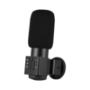 M101 Microphone stéréo Retour Electret Condensateur Microphone Enregistrement vidéo Interview Microphone avec pare-brise pour Canon Nikon Sony et autres caméras DSLR Mainstream
