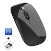 M103 2.4G + BT5.1 Souris sans fil double mode Souris de bureau ergonomiques DPI réglable à 3 vitesses Batterie au lithium 500mAh intégrée Noir