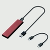 M.2 SATA NVME vers USB 3.1 boîtier de disque dur double protocole 10 Gbps coque en alliage d