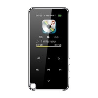M25 BT MP3 Music Video Player Son HiFi sans perte Écran OLED de 1, 8 pouces avec enregistrement radio FM Stéréo FM MP3 MP4 Entrée audio 3, 5 mm Carte TF par Selected