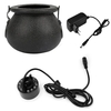Machine à brumiser Halloween Sorcière Fumer Pot Mist Maker Pulvérisateur givré avec atomiseur de lumière LED Humidificateur d