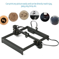 Machine de gravure laser Contrôle hors ligne Imprimante de gravure laser de bureau Portable Carver DIY Laser Marque Marque Imprimante Zone de travail 280x230mm,  Compatible avec le logiciel GRBL (sans module laser)