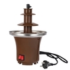 Machine de lave de chocolat de fontaine de chocolat de ménage de trois couches pour faire fondre le chocolat et la tour de chocolat