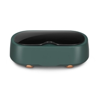 Machine de nettoyage à ultrasons portable 45 KHz petite Machine de nettoyage en acier inoxydable domestique lunettes accolades prothèses dentaires outil de nettoyage de bijoux
