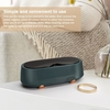 Machine de nettoyage à ultrasons portable 45 KHz petite Machine de nettoyage en acier inoxydable domestique lunettes accolades prothèses dentaires outil de nettoyage de bijoux