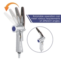Machine de ponceuse à bande pneumatique en métal KKmoon 10 MM avec entrée d