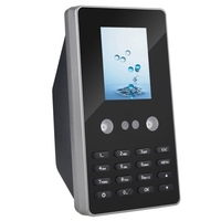 Machine de présence de temps de reconnaissance faciale Écran LCD de 2, 8 pouces Visage et mot de passe Téléchargement de disque U Pas besoin de prise de logiciel UK