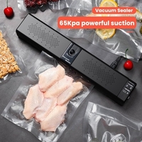 Machine de scellage sous vide automatique pour cuisine domestique 65Kpa,  petite scelleuse électrique pour aliments,  cuisine portable,  viande de légumes,  conservation des aliments,  mode de scellage sous vide