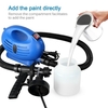 Machine électrique de pulvérisation de pulvérisateur de peinture HVLP 650W 800ML outil de peinture de mur de clôture intérieure