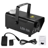 Machine portative de brouillard de 500W rvb avec la télécommande de réservoir des lumières LED de 3 couleurs 250ml