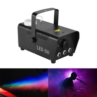 Machine portative de brouillard de 500W rvb avec la télécommande de réservoir des lumières LED de 3 couleurs 250ml