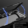 Magneto Magnetic Adsorption Case En Verre Trempé Clair Noir Clair i-phone XS Max