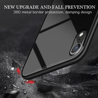Magneto Magnetic Adsorption Case Transparent En Verre Trempé Blanc Clair i-phone XR