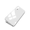 Magneto Magnetic Adsorption Case Transparent En Verre Trempé Blanc i-phone XR