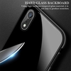 Magneto Magnetic Adsorption Case Transparent En Verre Trempé Rouge Clair i-phone XR