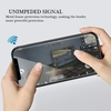 Magneto Magnetic Adsorption Case Transparent En Verre Trempé Rouge Clair i-phone XS Max