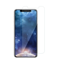 Magneto Magnetic Adsorption Case Transparent Verre Trempé Blanc Clair i-phone XS