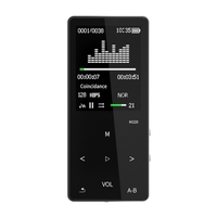 mahdi/M320 BT MP3 Lecteur de musique portable Mini lecteur de musique Écran 1, 8 pouces avec haut-parleur Enregistrement radio FM Stéréo Radio FM automatique MP3 MP4 Entrée audio 3, 5 mm Mémoire 8G intégrée
