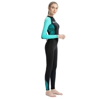 Maillot de bain une pièce à manches longues pour femme à séchage rapide pour les sports nautiques d
