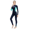 Maillot de bain une pièce à manches longues pour femme à séchage rapide pour les sports nautiques d