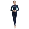 Maillot de bain une pièce à manches longues pour femme à séchage rapide pour les sports nautiques d