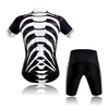 Maillot de cyclisme à manches courtes et short rembourré pour hommes femmes à séchage rapide respirant VTT chemise vêtements