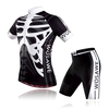 Maillot de cyclisme à manches courtes et short rembourré pour hommes femmes à séchage rapide respirant VTT chemise vêtements