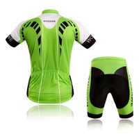 Maillot de cyclisme à manches courtes et short rembourré pour hommes femmes à séchage rapide respirant VTT chemise vêtements