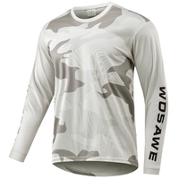 Maillot de cyclisme de descente pour hommes Maillot de course à manches longues VTT Chemise de vélo de montagne Vêtements de cyclisme