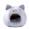 Maison ronde pour chats et chiens Four Seasons Thermique semi-fermé Lit pour animaux de compagnie Maison pour chat Fournitures pour animaux de compagnie Chat Cozy Cave