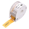 MAKEID 1 rouleau de papier pour étiquettes adhésives pour imprimante thermique Nom du papier Prix pour étiquettes de codes-barres Ruban autocollant étanche à la déchirure pour imprimante portable T7,  blanc 12mmx4m