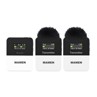 MAMEN KT-W1-K2 Système de micro sans fil UHF à déclenchement unique (2 émetteurs et 1 récepteur)