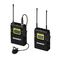 MAMEN WMIC-01 Système de microphone sans fil numérique professionnel UHF double canal