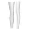 Manches en soie de glace en plein air Manchon de protection pour mollet Manchon de protection anti-dérapant pour jambe pour le cyclisme et le basket-ball