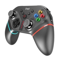 Manette de jeu à distance rechargeable iPega PG-SW038A avec gyroscope à 6 axes/TURBO/vibrations à double moteur/remplacement de la fonction de programmation des touches pour N·S/PS3/Android/Wins