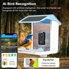 Mangeoire à oiseaux solaire intelligente avec caméra 1080HD Caméra de vision nocturne Reconnaissance IA Mangeoire d