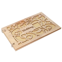 Maniabilité Forme évidée en bois Décoration créative