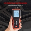 Manomètre numérique 2, 4 pouces LCD haute précision manomètre à double port ± 2 psi testeur de jauge de pression d