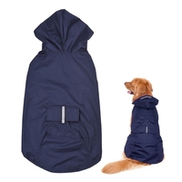 Manteau de pluie imperméable réfléchissant de chien d
