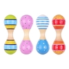 Maracas en bois pour enfants mignons jouets d